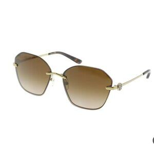 New with Case Tory Burch TY6081 Women's Gold Sunglasses​​​​​